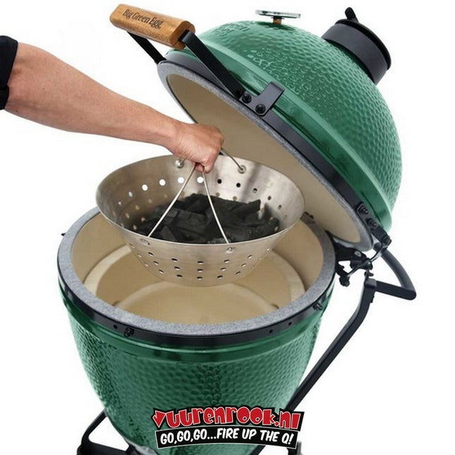 Big Green Egg Feuerschale aus Stahl, mittelgroß