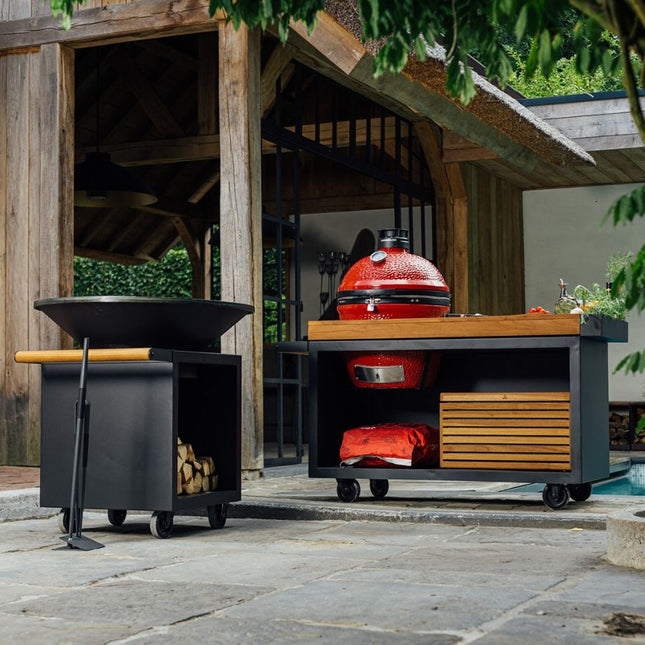 OFYR Kamado Tisch Schwarz 135 PRO KJ