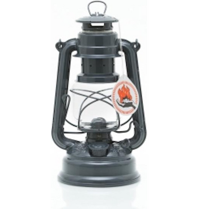 Original Feuerhand Storm Lantern Anthracite Gray