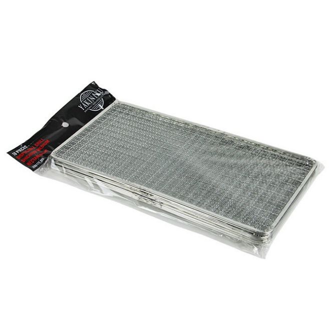 Yakiniku Disposable Grid Rectangular (10 pieces)