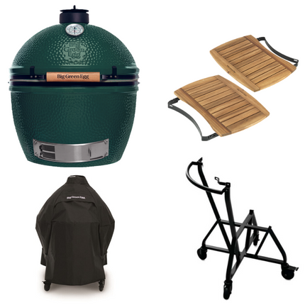 Big Green Egg XLarge + Integrated Nest + Handler + Mates + Cover