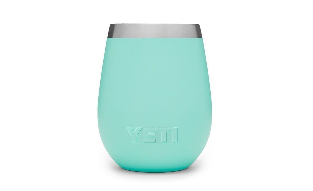 Yeti Rambler Wine Tumbler 10 oz Sea Foam