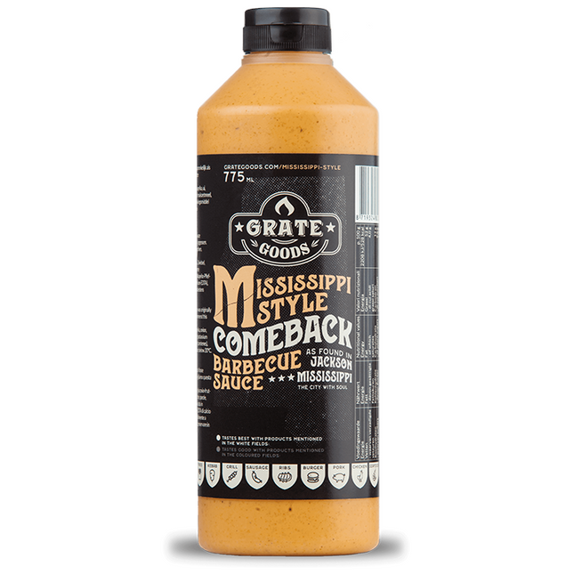 Grate Goods Mississippi Comeback Barbecue Sauce 775 ml