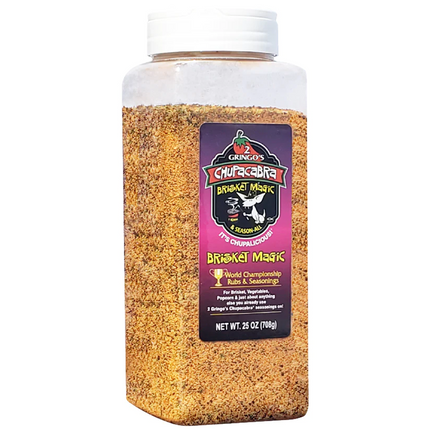 2 Gringos Chupacabra 'Brisket Magic &amp; Season-All' BBQ Rub 25 oz