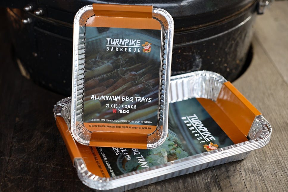 Turnpike BBQ Aluminium Drip Pan 23 x 17 x 4 cm 10 stuks