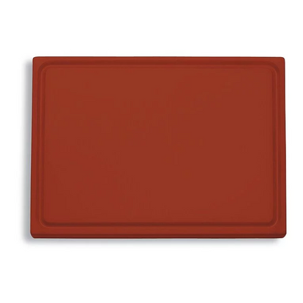 F-Dick Plastic Cutting Board with Drip Edge HACCP Brown