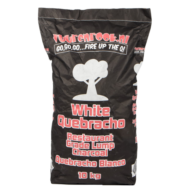 Vuur&amp;Rook White Quebracho Restaurant Grade Lump Charcoal 10 kg