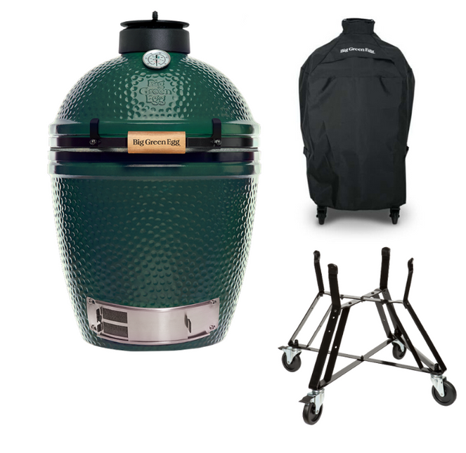 Big Green Egg Medium + Nest + Cover