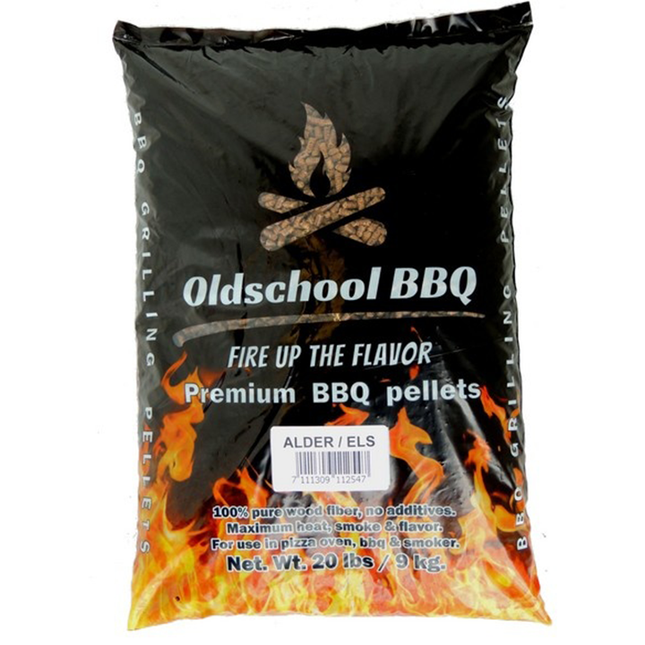 Oldschool BBQ Alder Pellets 9 kg