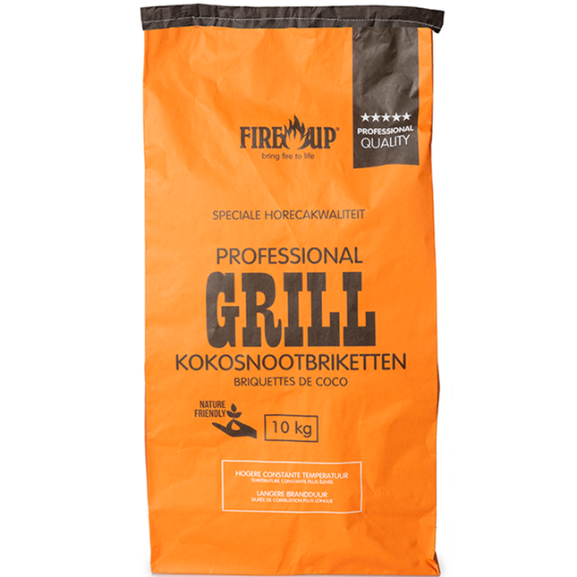 Fire-Up Professional Kokosbriketts Kissenform 10 kg