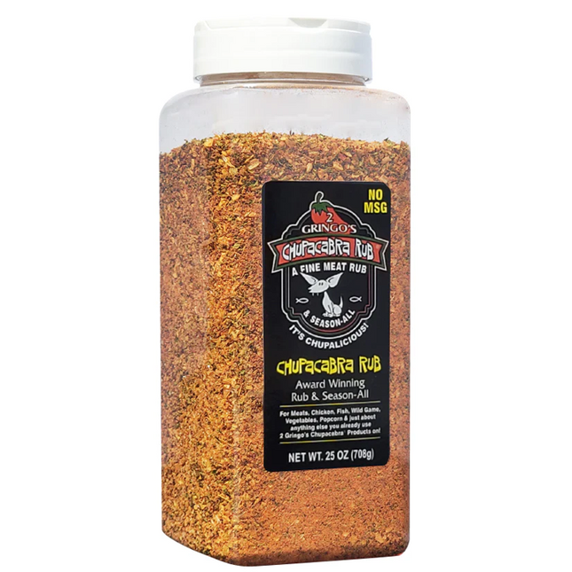 2 Gringos Chupacabra BBQ Rub OHNE MSG 25 oz