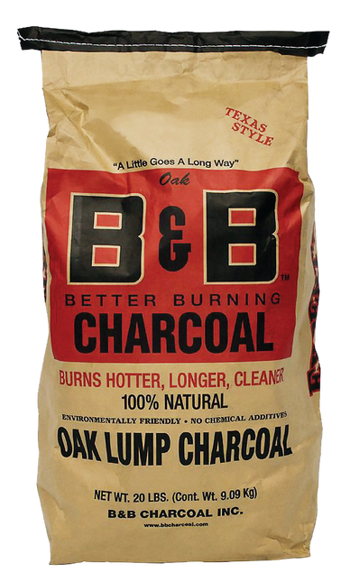 B&amp;B Oak Lump Charcoal 9 kg