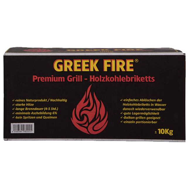 Greek Fire Briketten Tubes 10 kg