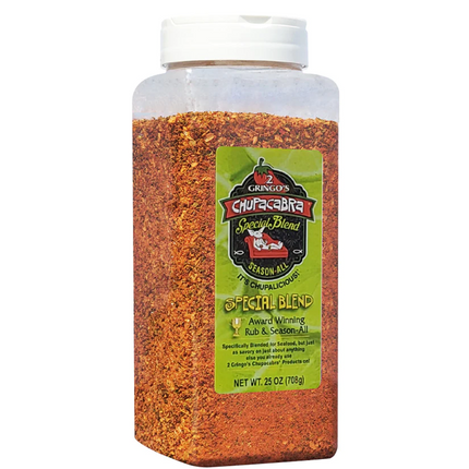 2 Gringos Chupacabra Special Blend Rub 25 oz