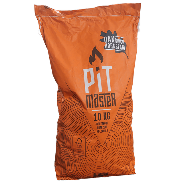 Pitmaster Oak Birch Hornbeam Charcoal 10 kg