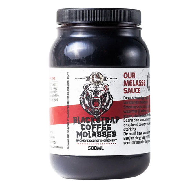 Smokey Goodness Blackstrap Coffee Molasses BBQ Saus 500 ml