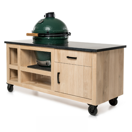 Oak Table Classic II Big Green Egg Medium &amp; Large