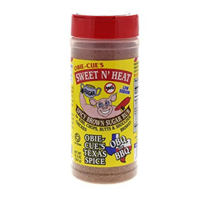 Obie Cue's Sweet N Heat Spicy Brown Sugar 12.4oz