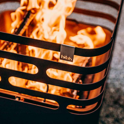 Höfats Cube Fire Basket Black