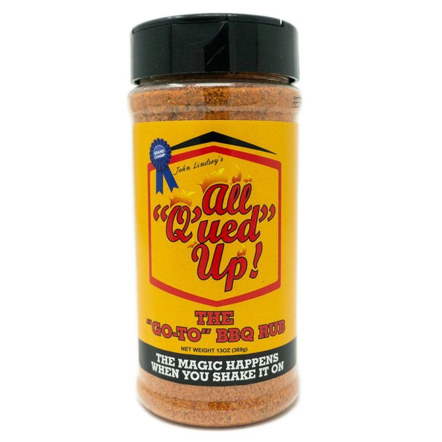 All Q'ued Up! The "Go-To" BBQ Rub 13 oz