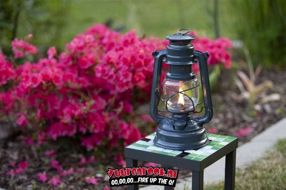 Original Feuerhand Storm Lantern Anthracite Gray