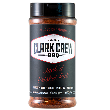 Clark Crew Jack 'd Brisket Rub 12 oz