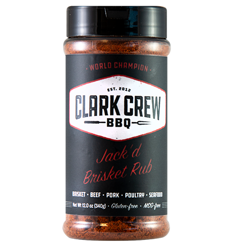 Clark Crew Jack 'd Brisket Rub 12 oz