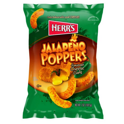 Herr's Jalapeño Cheese Curls 200 grams