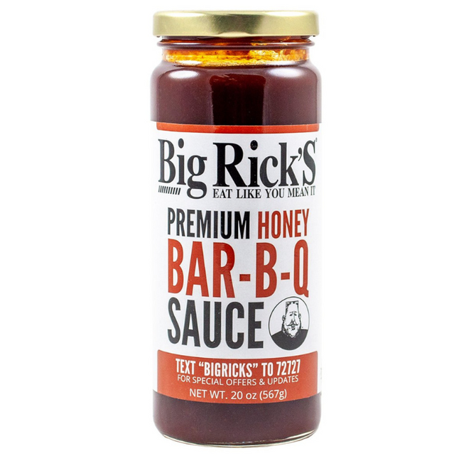 Big Rick's Honey BBQ Sauce 20oz