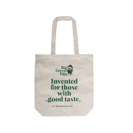 Big Green Egg Canvas Shopper - Invented For Those With Good Taste