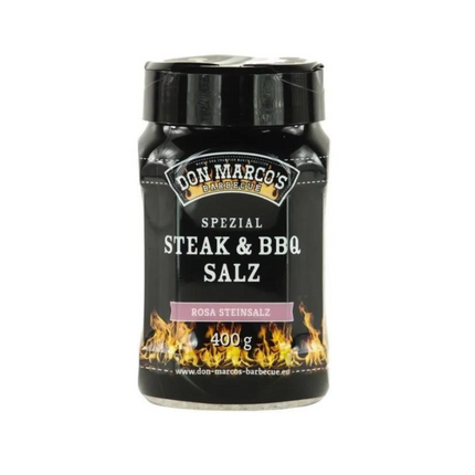 Don Marcos Steak &amp; BBQ Salt Rosa Steinsalz 400 Gramm