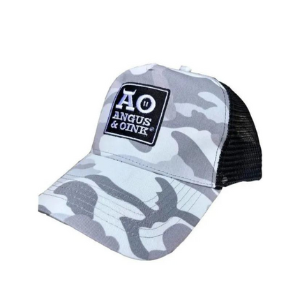 Angus&Oink Camo Snapback Trucker Cap