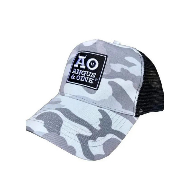 Angus&Oink Camo Snapback Trucker Cap