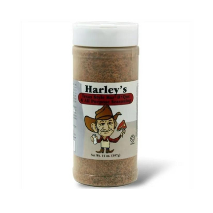 Harley's Texas Style Bar-B-Que &amp; All Purpose Seasoning 14oz