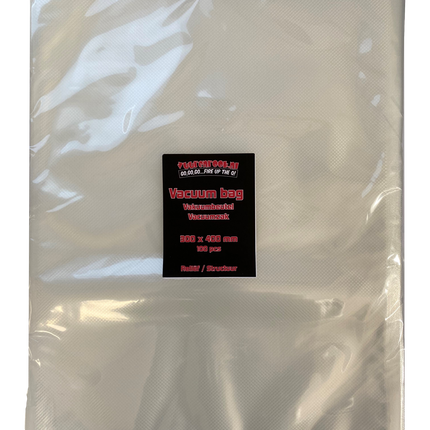 Vuur&amp;Rook Relief / Structure Vacuum bag 300 x 400 mm 100 pieces