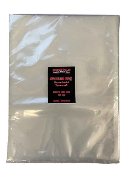 Vuur&amp;Rook Relief / Structure Vacuum bag 300 x 400 mm 100 pieces