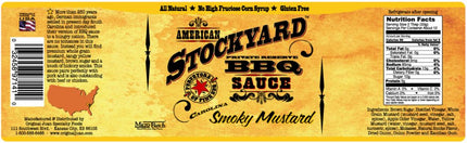 Stockyard Smoky Sweet  BBQ Sauce 12.5oz