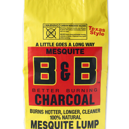 B&amp;B Mesquite Lump Charcoal 9 kg