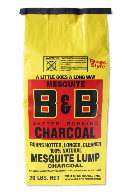 B&amp;B Mesquite Lump Charcoal 9 kg