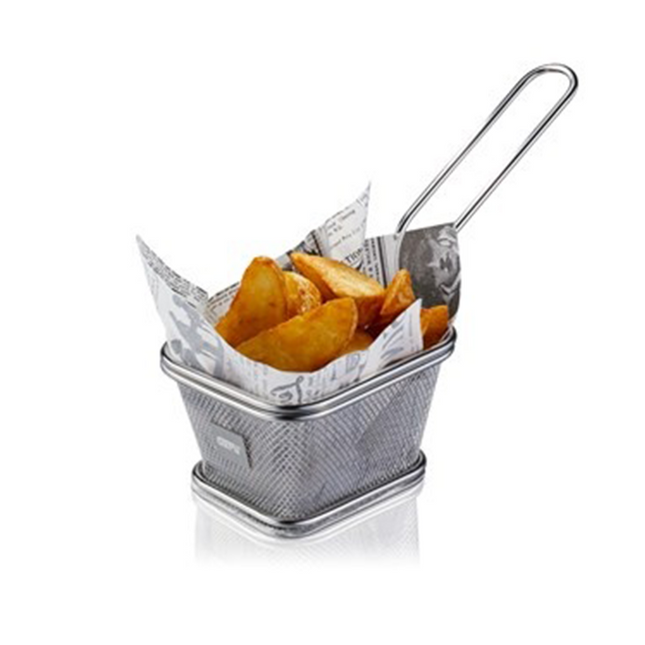 GEFU Stainless Steel Serving Basket Large