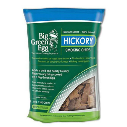 Big Green Egg Hickory Smoking Chips 2.9 Liters