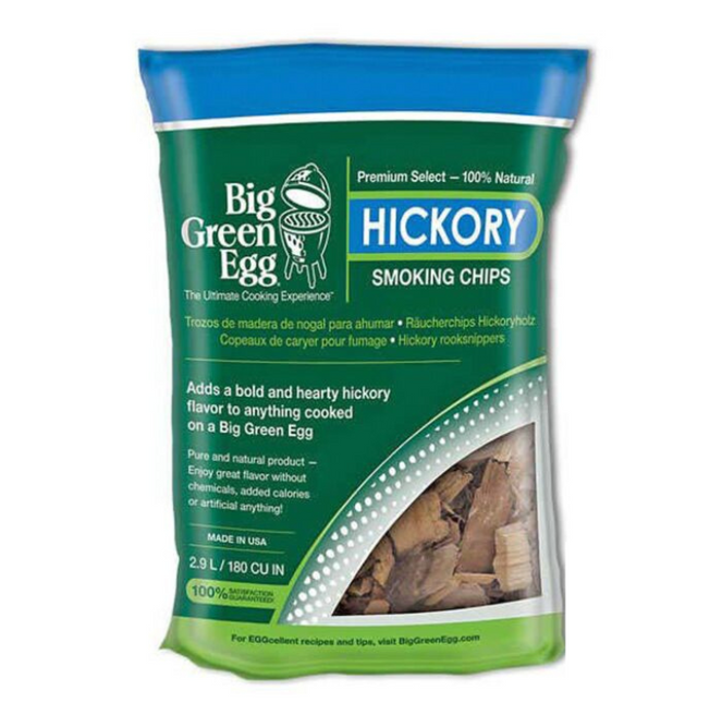 Big Green Egg Hickory Rookchips 2,9 Liter