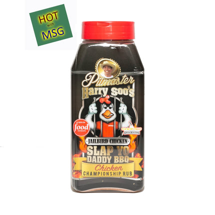 Slap Yo Daddy Jailbird Chicken Hot + MSG Rub 26 oz