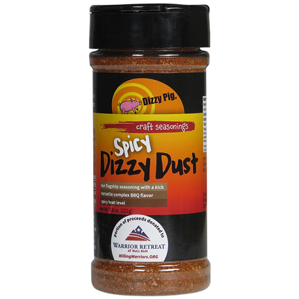 Dizzy Pig BBQ Spicy Dizzy Dust 7.8oz