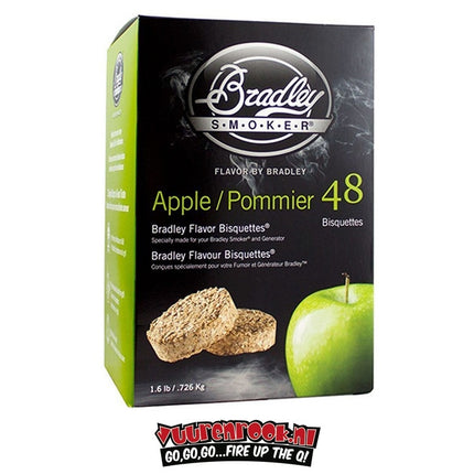 Bradley Smoker Appel Bisquetten 48 st.