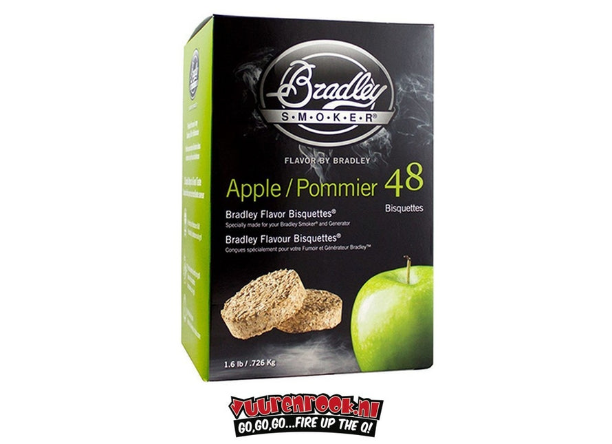 Bradley Smoker Appel Bisquetten 48 st.