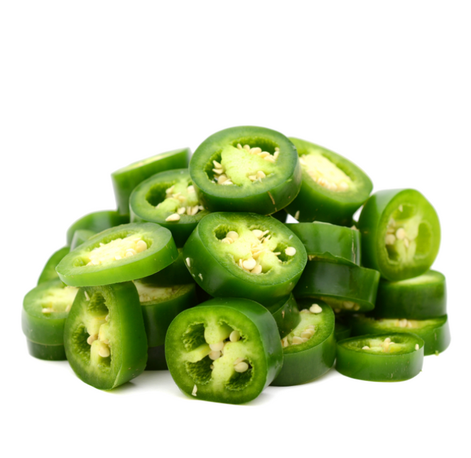 Adria geschnittene Jalapeños