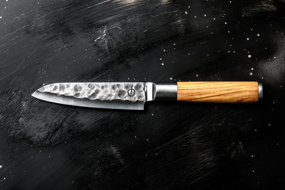 Olivengeschmiedetes Santoku 14 cm