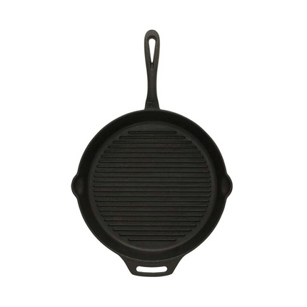 Petromax Cast Iron Grill Skillet 35cm met steel