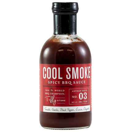 Tuffy Stone Cool Smoke Spicy BBQ Sauce 18oz